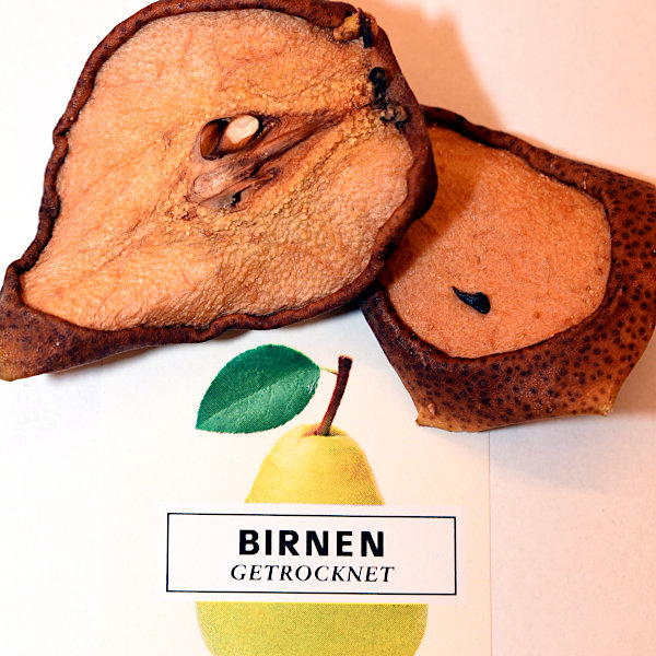 Birnen getrocknet